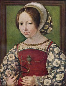 'A Young Princess (Dorothea of Denmark)', c1530-32 (c1927). Artist: Jan Gossaert.