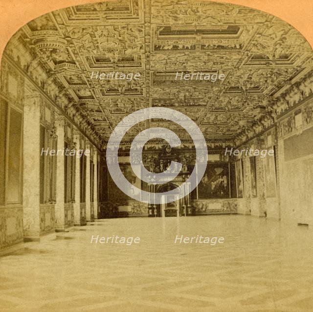 'Sir Knights Hall, Slot Frederiksborg, finest in the world, Denmark', 1897. Creator: BW Kilburn.