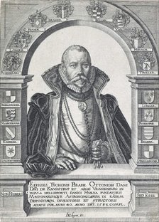 Portrait of Tycho Brahe (1546 - 1601), pub. 1586. Creator: Jacob de Gheyn () after.
