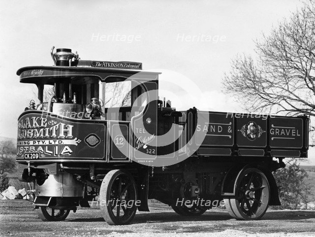 1920's Atkinson Steam Wagon Artist: Unknown.