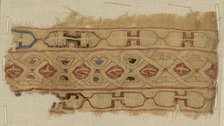 Fragment, Egypt, Fatimid period (969-1171)/Ayyubid period (1171-1250)/Mamluk period... Creator: Unknown.