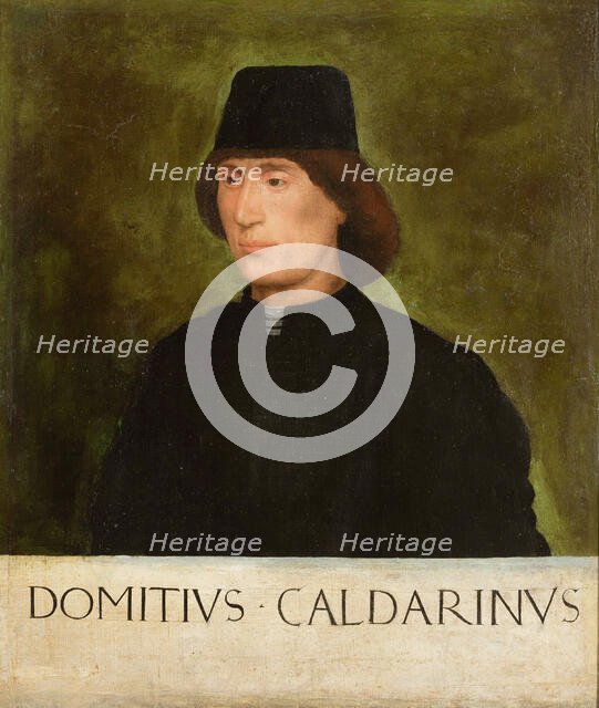 Portrait of Domizio Calderini (1446-1478), before 1521. Creator: Anonymous.