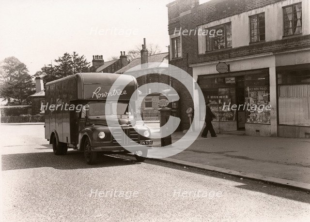 A Rowntree delivery lorry, 1955. Artist: Unknown