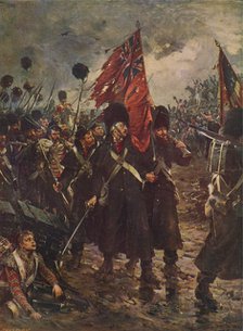 'Saving the Colours: the Guards at the Battle of Inkerman, 1854' (1906). Artist: Robert Gibb.