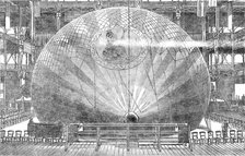 Mr. Coxwell's high-level balloon at the Crystal Palace, 1864. Creator: Unknown.