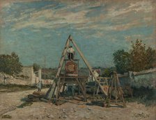 Pit sawyers, 1876. Creator: Alfred Sisley.