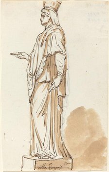 The Borghese Cybele, 1752/1756. Creator: Augustin Pajou.