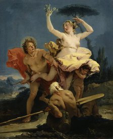 Apollo and Daphne, 1743-1745 . Creator: Tiepolo, Giambattista (1696-1770).