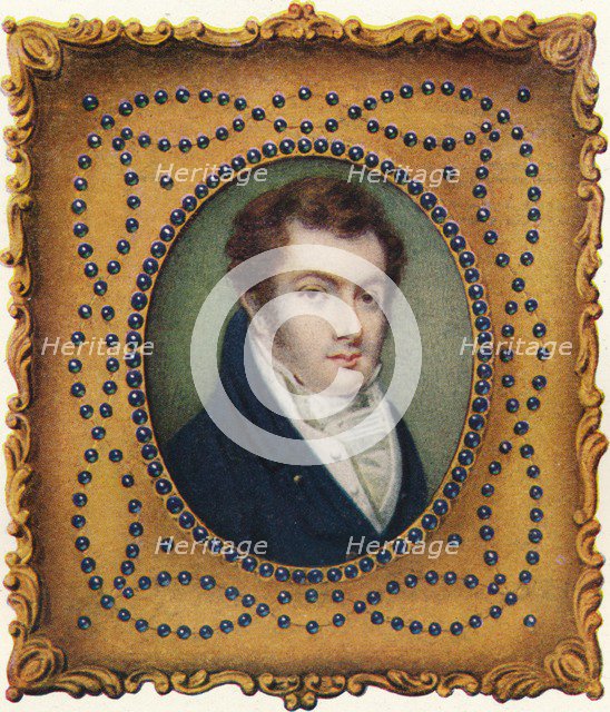 'Portrait of Washington Irving', c1820. Artist: William Foy.