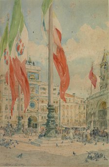 Piazza San Marco, 1839-1912. Creator: Henry Bacon.