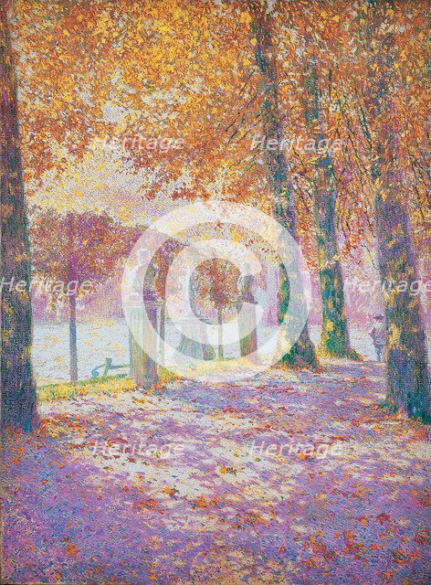 Brussels Park. Artist: Gailliard, Franz (1861-1932)