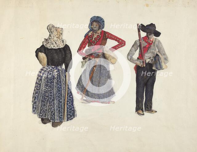 American Dolls, c. 1936. Creator: Jane Iverson.