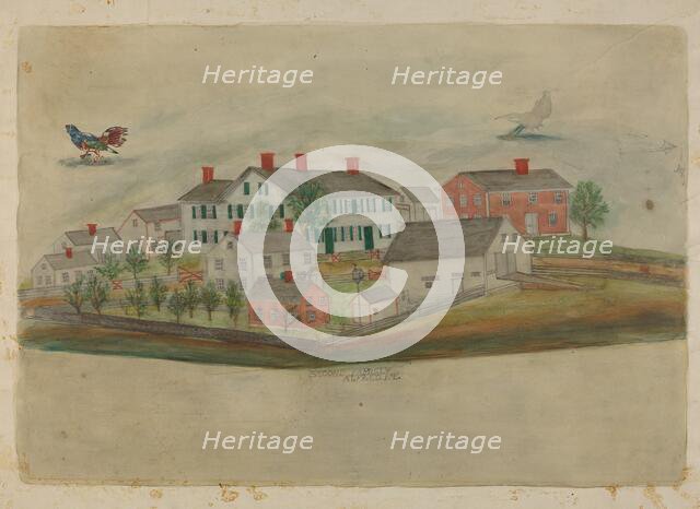 Second Family House, Alfred, ME., 1935/1942. Creator: Adelaide Dyball.