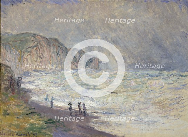 Heavy Sea at Pourville, 1897. Artist: Monet, Claude (1840-1926)