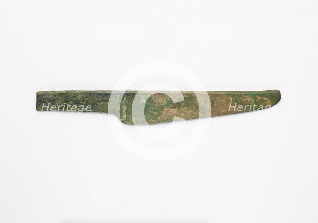 Knife (dao), Shang dynasty, ca. 14th-13th century BCE. Creator: Unknown.