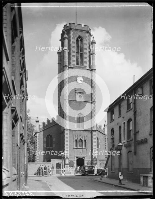Bishop Ryder's Church, Gem Street, Gosta Green, Birmingham, 1941. Creator: George Bernard Mason.