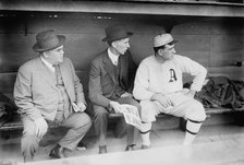 Connie Mack & Ira Thomas (coach), Philadelphia AL (baseball), 1914. Creator: Bain News Service.