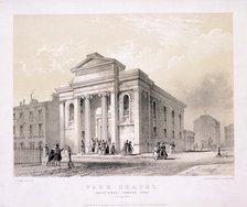 Park Chapel, Camden Town, London, c1850. Artist: Edwin Thomas Dolby 