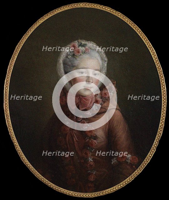 Portrait of Princess Natalya Petrovna Galitzine (1741-1837), 1760. Artist: Drouais, François-Hubert (1727-1775)