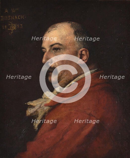 Portrait of William Busnach, 1883. Creator: Jules Elie Delaunay.