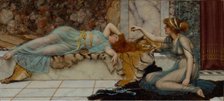 Mischief and Repose, 1895. Creator: John William Godward.