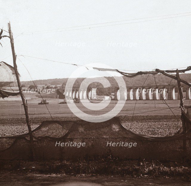 Dannemarie Viaduct, northern France, c1914-c1918. Artist: Unknown.
