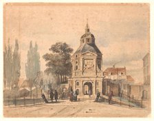Wittevrouwenpoort in Utrecht, c.1827-1891. Creator: Johannes Bosboom.