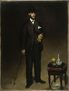 Portrait de Théodore Duret, 1868. Creator: Edouard Manet.