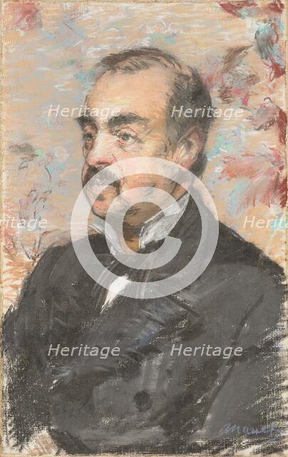 Portrait of Julien de la Rochenoire, 1882. Creator: Edouard Manet.