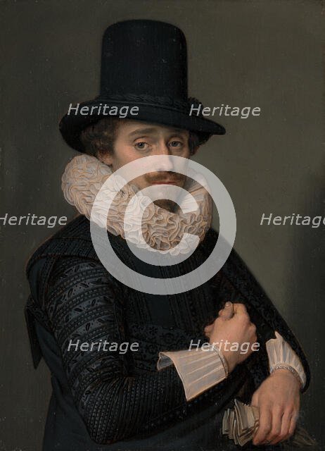 Adriaen van de Venne - Self-Portrait, c.1615-1618. Creator: Adriaen van de Venne.