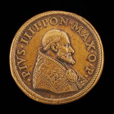 Pius IV (Giovanni Angelo de' Medici, 1499-1565), Pope 1559 [obverse], 1561. Creator: Gian Federigo Bonzagna.