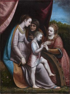 The mystical wedding of Saint Catherine, 1588. Creator: Anguissola, Sofonisba (around 1532-1625).
