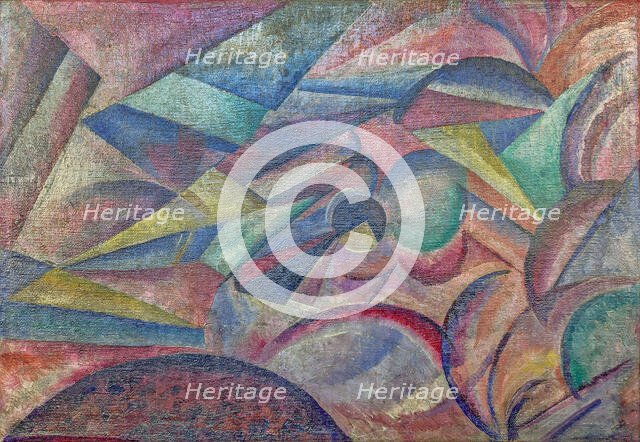 Cosmos, 1910. Creator: Bogomazov, Alexander Konstantinovich (1880-1930).