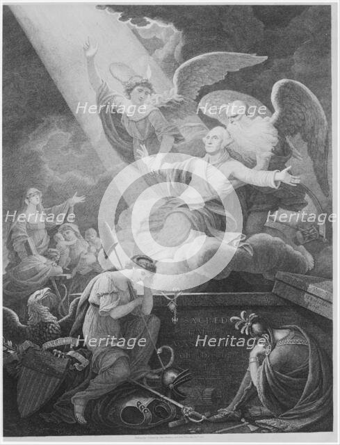 Apotheosis of Washington, 1800-1802. Creator: John James Barralet.