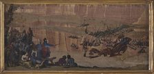 The Israelites crossing of the Red Sea, c. 1620-1630. Creator: Tempesta, Antonio (1555-1630).