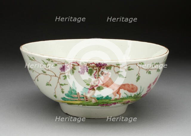 Punch Bowl, Worcester, c. 1770. Creator: Royal Worcester.