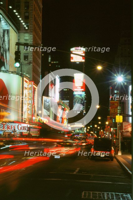 New York at Night. Artist: Unknown.