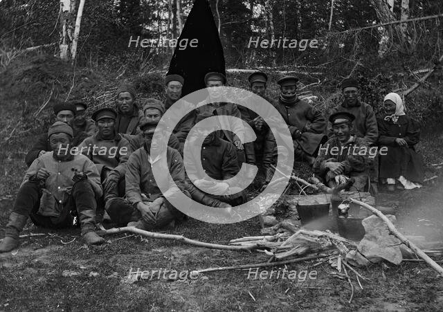 Lunch in the forest, 1890. Creator: Unknown.