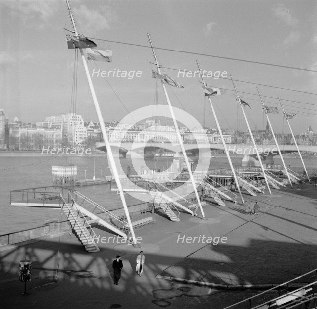 Royal Festival Hall, Belvedere Road, South Bank, Lambeth, London, c1951-1962. Artist: Eric de Maré