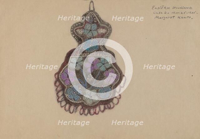 Beaded Bag, c. 1935. Creator: Margaret Knapp.