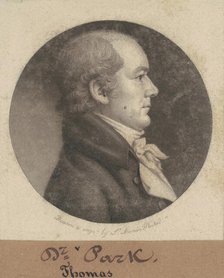 Thomas Parke, 1802. Creator: Charles Balthazar Julien Févret de Saint-Mémin.