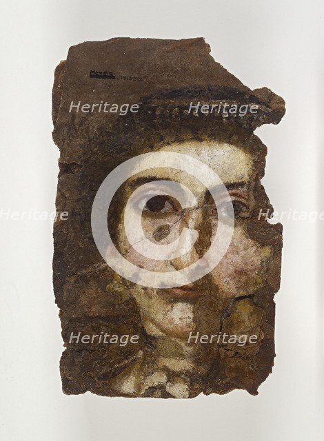 Funerary portrait of young woman, 1st century. Artist: Unknown.