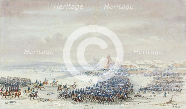 Murat's Cavalry Charge at Eylau.
