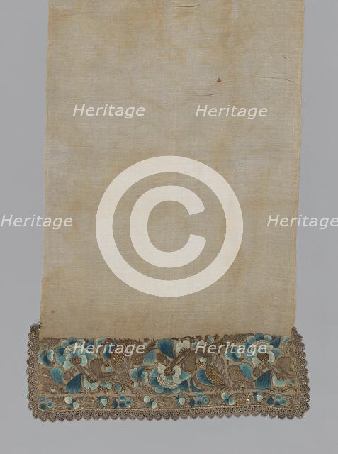 Towel or Napkin, Turkey, 19th century. Creator: Unknown.