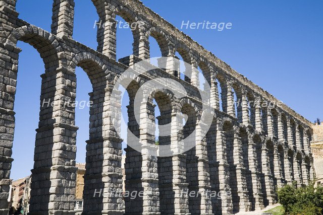 The Aqueduct of Segovia (Acueducto de Segovia), Segovia, Spain, 2007. Artist: Samuel Magal