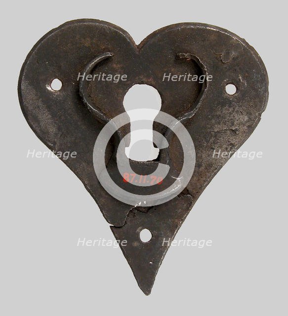 Escutcheon Plate, German, early 15th century. Creator: Unknown.