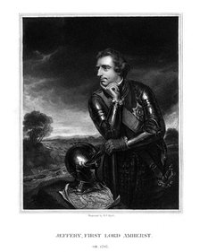 Jeffery Amherst, 1st Baron Amherst, Commander-in-Chief of the British Army, (1832).Artist: Henry Thomas Ryall