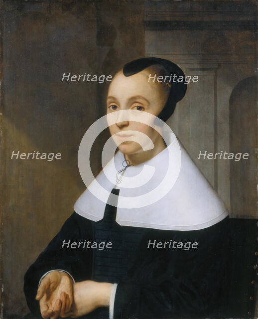 Portrait of a Woman, 1656. Creator: Bartholomeus van der Helst.