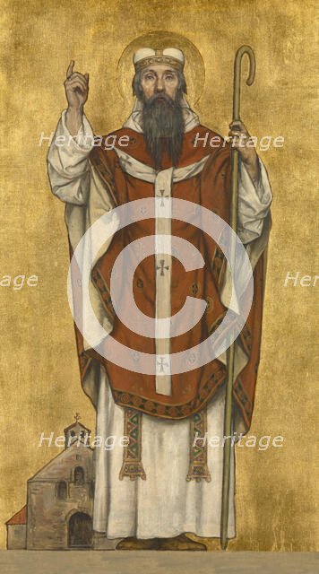 Saint Boniface of Mainz, 1889. Creator: Albrecht De Vriendt.