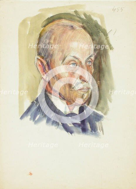 Sketch for a Portrait, c1910s. Creator: Verner Thome.